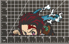 Tanjiro Kamado DEMON SLAYER STICKER DECAL -Peeker Peeking Wave 4 Different Sizes