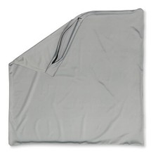 18" x 18" Cover Throw Pillowcases 85/15 Nylon/Spandex Silky Light Grey