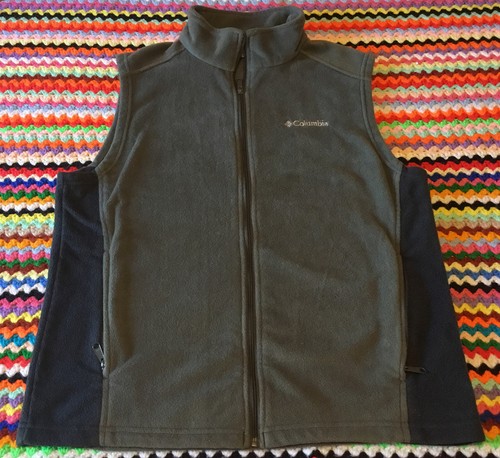 Columbia Full zip Mens Fleece Vest Size 