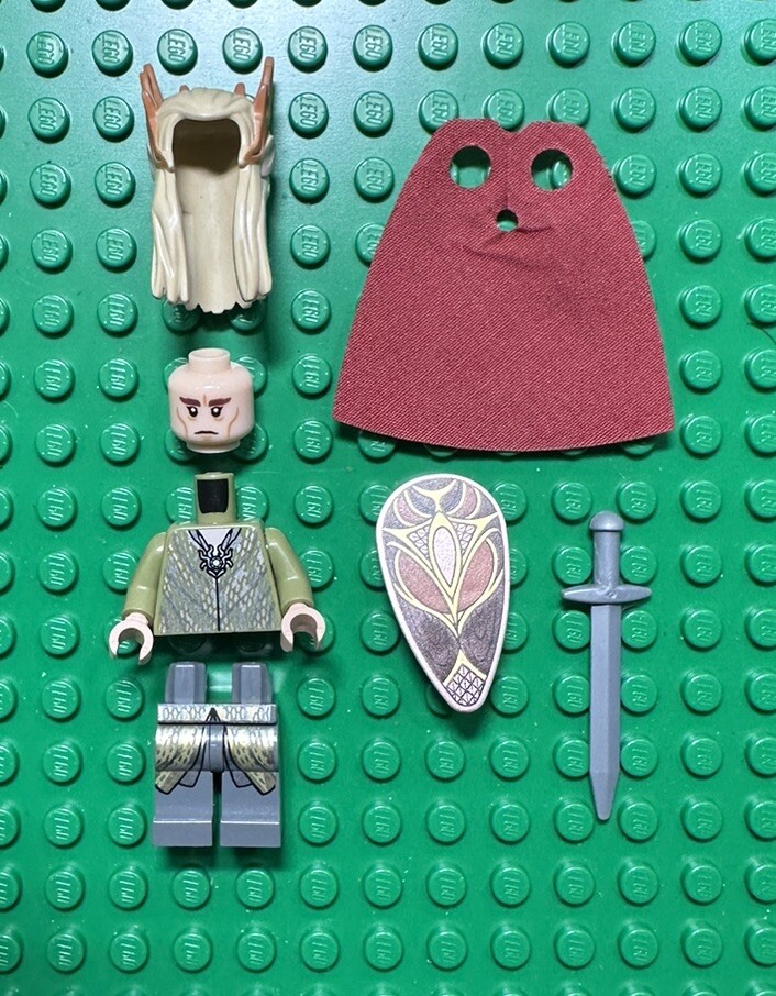LEGO The Hobbit 79012 Mirkwood Elf Army THRANDUIL Minifigure Sword 