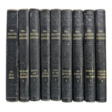 The Master Library Book Set Volumes 2 - 9 and My Best Book HARDCOVER 1927