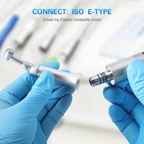 Dental 10:1 Contra Angle Handpiece Push button ISO E-Type for Engine&hand file - Picture 12 of 22