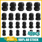 <!--F#f_0-->40Pcs Waterproof Nylon Cable Gland Kit IP68 Joints Adjustable Locknut Tool Set<!--F/-->