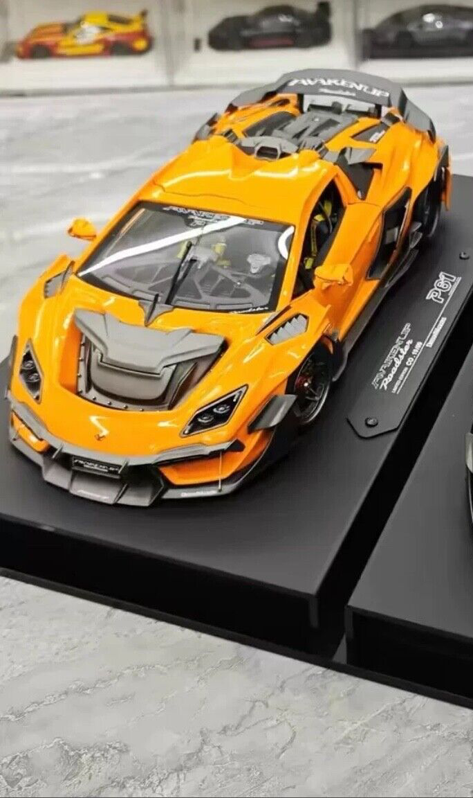 LAVAまとめ売り Lamborghini Huracan Awakenup-P61 Roadster (Orange) [DreamWalkers