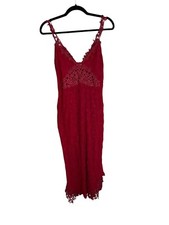 Vintage Claire Pettitbone Lace Nightgown Dress Chemise Size Medium