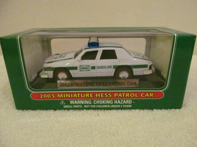 2003 miniature hess patrol car