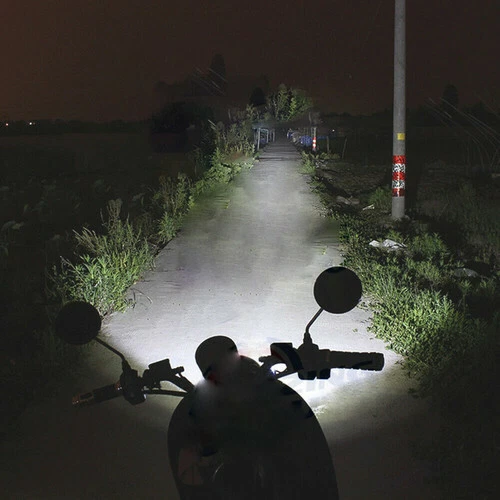 For Honda Goldwing GL1800 2001-2016 White Projector Lens 12 LED Headlight Bulbs - Image 2 of 4