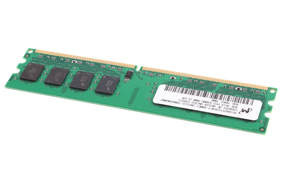 Micron 16 GB DDR2 RAM 4x 4 GB 800Mhz PC2-6400U 240pin DIMM Only For AMD Memory&^ - Image 3 of 4