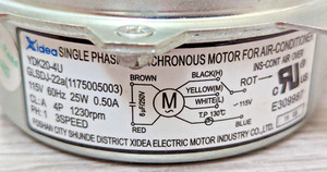 OEM DELONGHI TL1874 FAN MOTOR WITH OEM TL1875 START CAPACITOR.