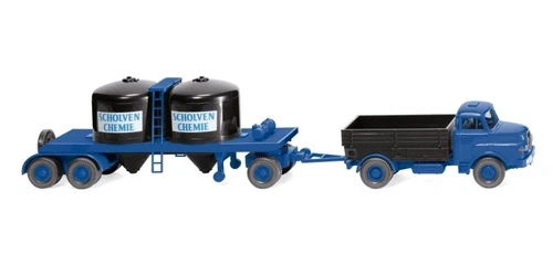 Wiking 53404 Chemikalienhängerzug (MAN) Scholven Chemie, 1:87 / Spur H0
