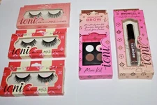 3 Ioni Wispy Lightweight 3D Faux Mink Lashes & Perfect Brow  + Brow Gel 