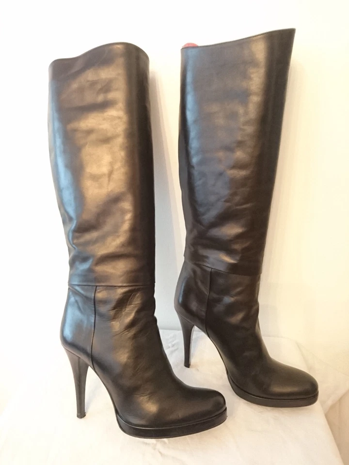 Bottes Rodillas Suela Cuña - "Negro" - COLISEO DE SACHA Italia - T.37 Foto 2 de 4