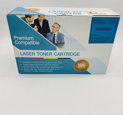 Premium Compatible Laser Toner Cartridge Cyan CHC9721A