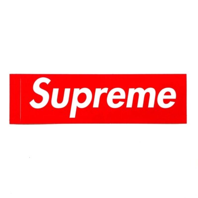 Supreme Red Box Logo Sticker 100% Authentic | eBay