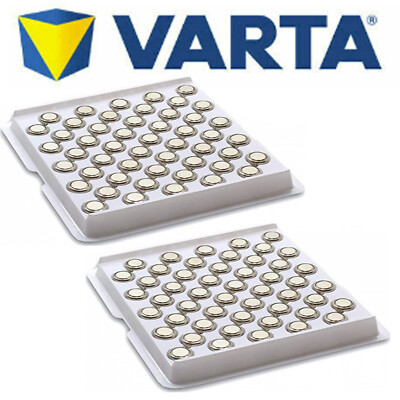 100 x Varta V13GA LR44 LR1154 357 AG13 Alkaline 1,5V Batterie Knopfzelle bulk