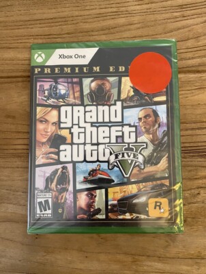 Grand Theft Auto V Premium Edition GTA 5 - Xbox One Brand New Factory Sealed