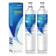 ICEPURE RWF0500A Refrigerator Water Filter 2PACK Compatible 4396508 EDR5RXD1