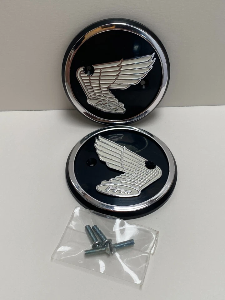 Honda Fuel Tank Badge Emblems Left & Right C200 CA95 CA200 CB92 CB160 CL90 S90 - Image 2 of 4