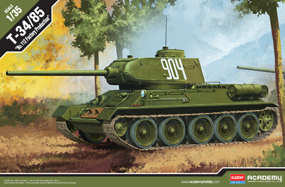 13290 ACADEMY 1/35 T-34/85 ''No.112 Factory Production''