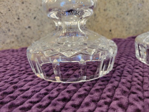 1 Pair Vintage Waterford Crystal "LISMORE" Candelabras 10”Tall - Picture 5 of 16