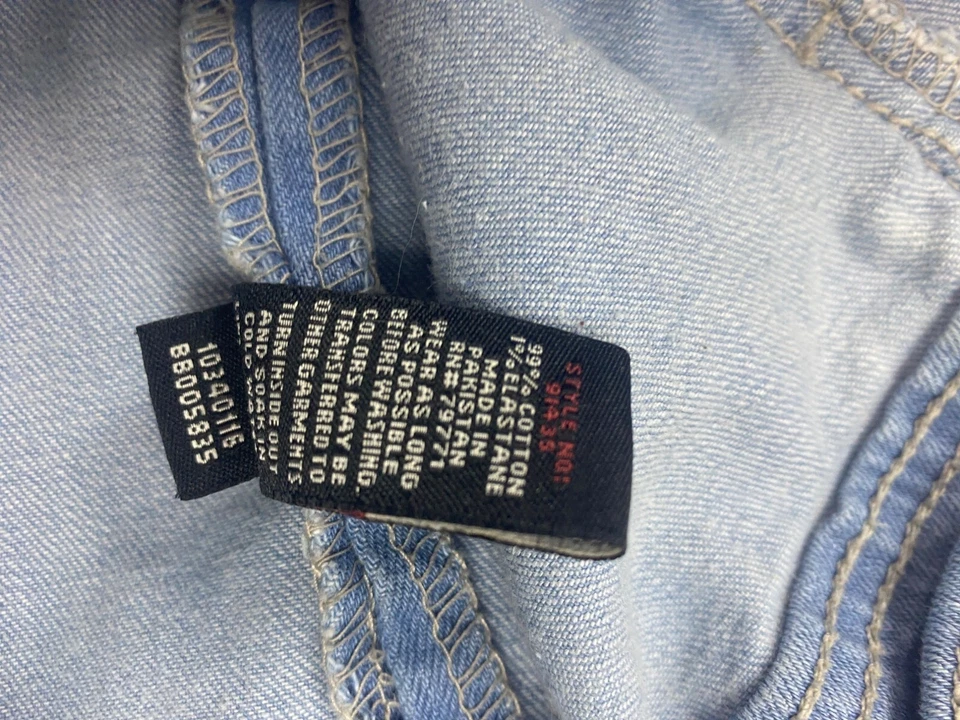 Chaqueta Jordan Craig Para Hombre Edición Mediana Legacy Lavado Ácido Rayas Denim Envejecido Foto 4 de 4