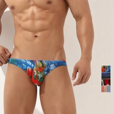 New Seobean Men's Breathable Briefs Stretch Polyester Sexy Super Underwear M-2XL