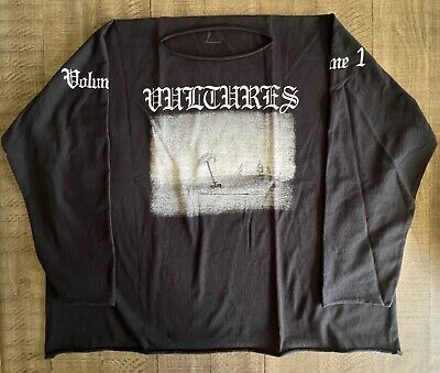 Yeezy Vultures Long Sleeve T Shirt Black Kanye West Volume 1 Yeezy Vultures Long Sleeve T Shirt Black Kanye West Volume 1