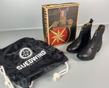 SUEDWIND Paddock Stiefelette NOVA KIDS FZ SOFT Gr. 35 Reiter Schuhe black KR1-35