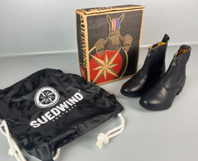 SUEDWIND Paddock Stiefelette NOVA KIDS FZ SOFT Gr. 35 Reiter Schuhe black KR1-35