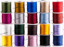 0.8mm Superior Quality Nylon Chinese Knot Cord Shamballa Macrame Beading 100Yard