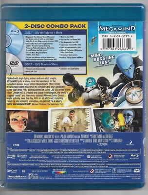 Megamind [1988] Blu-ray + DVD (with The Button Of Doom) Will