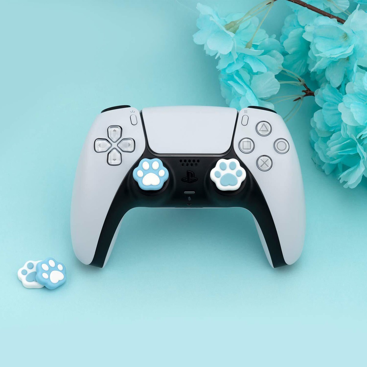 20PCS Tappi Pulsanti per Grip Joystick per PS5/PS4/PS3, Copertura Tappi