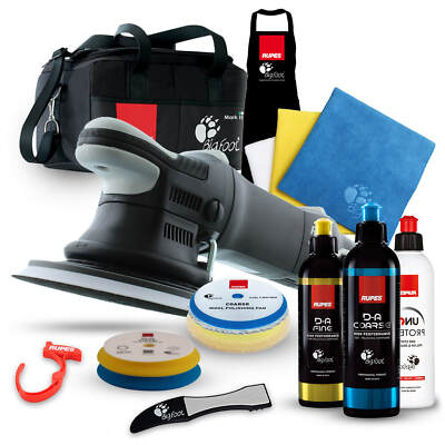 Rupes BigFoot LHR 21MarkIII Exzenterpoliermaschine Politur Polierpads Luxus Kit