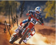 Motocross Racer Marvin Musquin Signed 8x10 Photo COA A Proof Supercross KTM 450
