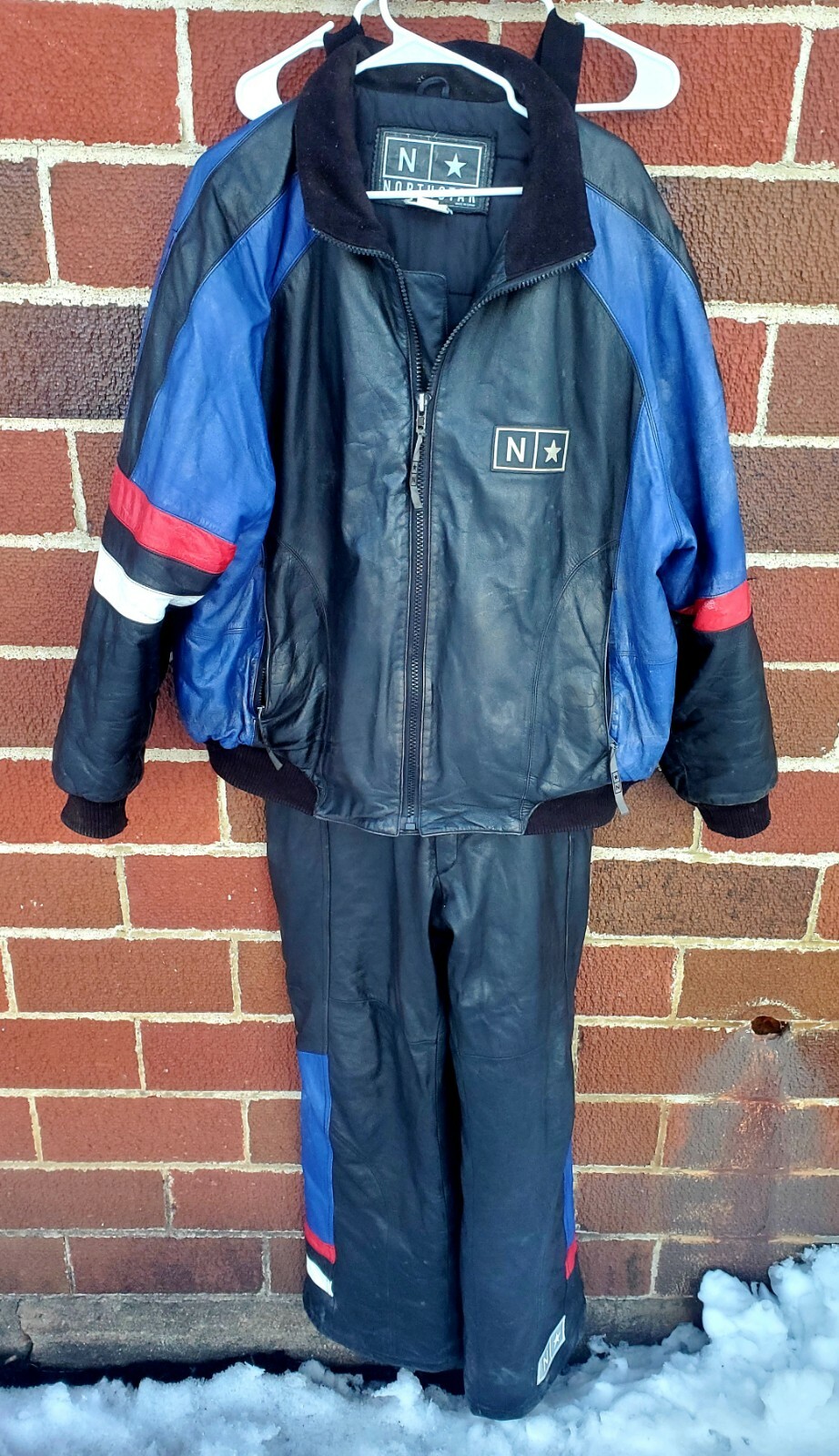 Vintage Northstar Snowmobile Jacket Overalls Leather … Gem