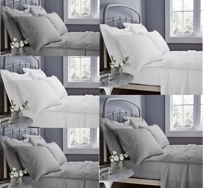 600 Fäden 40 cm Extra Tief Spannbettlaken 100 % Ägyptische Baumwolle Double Super King Size