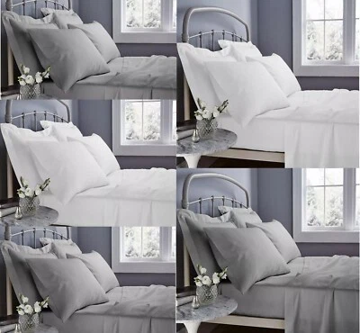 MKHOMETEXTILE 600TC 40CM EXTRA DEEP FITTED SHEET 100% EGYPTIAN COTTON DOUBLE SUPER KING SIZE