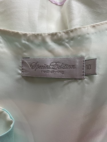 Gorgeous vintage style pink & turquoise striped dress, VGC Goodwood Revival etc - Picture 5 of 5
