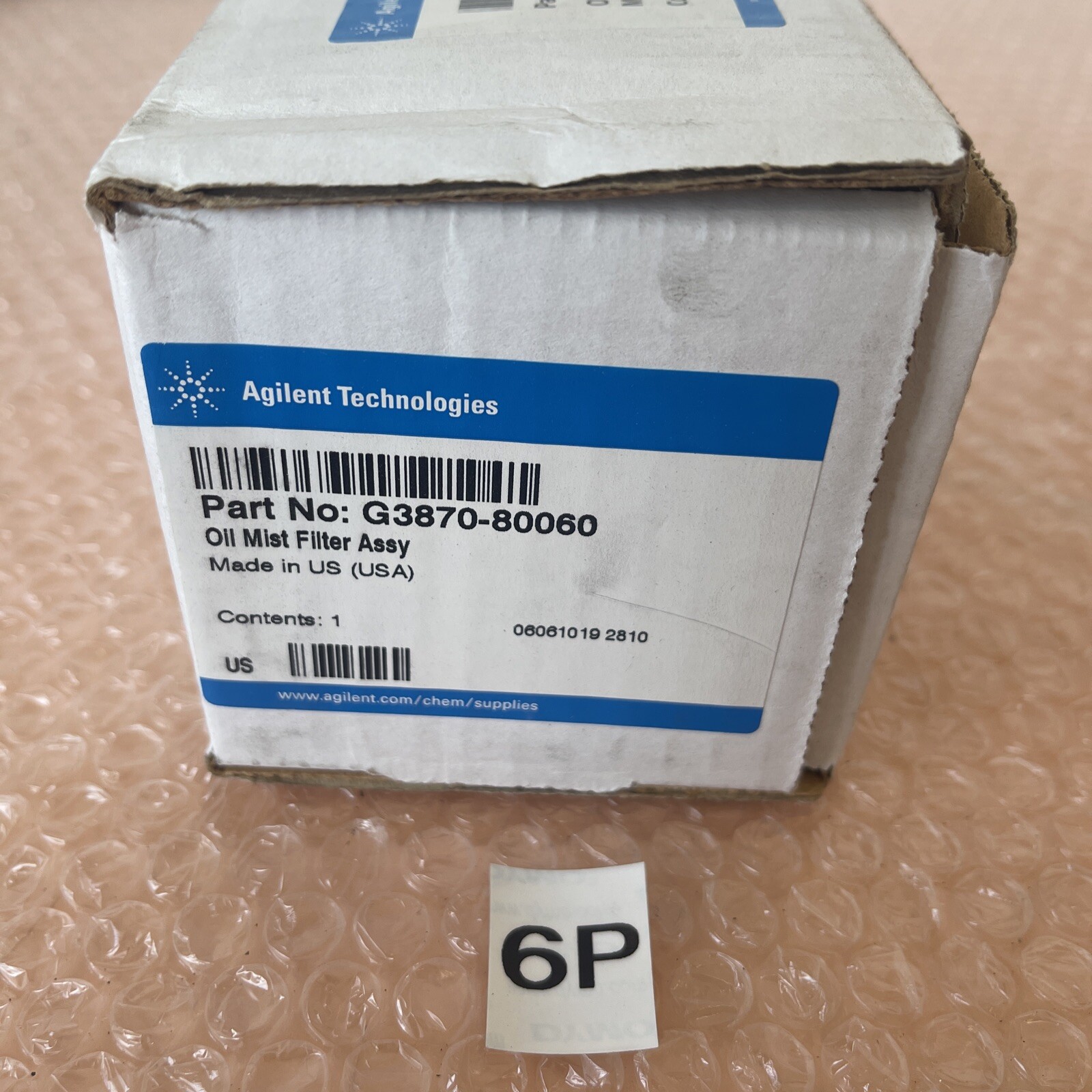 T163361 Agilent G3870-80060 Oil Mist Filter Assembly for sale 