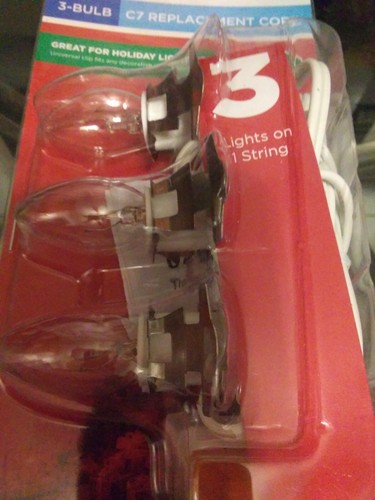 NEW Westinghouse 3 bulb 1 Cord w/ switch light blow mold village house - Picture 2 of 4