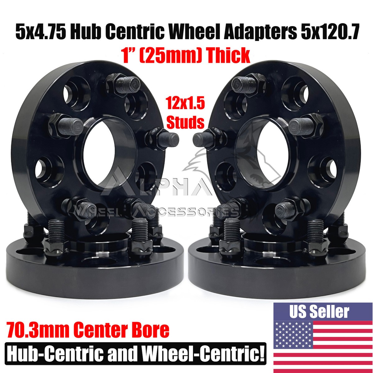 4Pc 5x4.75 Wheel Spacers 1