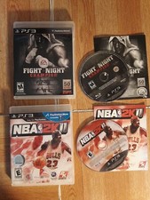 Sony PlayStation 3 LOT Fight Night Champion PS3 Game COMPLETE w/ Case NBA 2K11