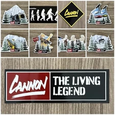 Authentic Cannon Mountain Resort Sticker Decal PICK & CHOOSE Ski New Hampshire