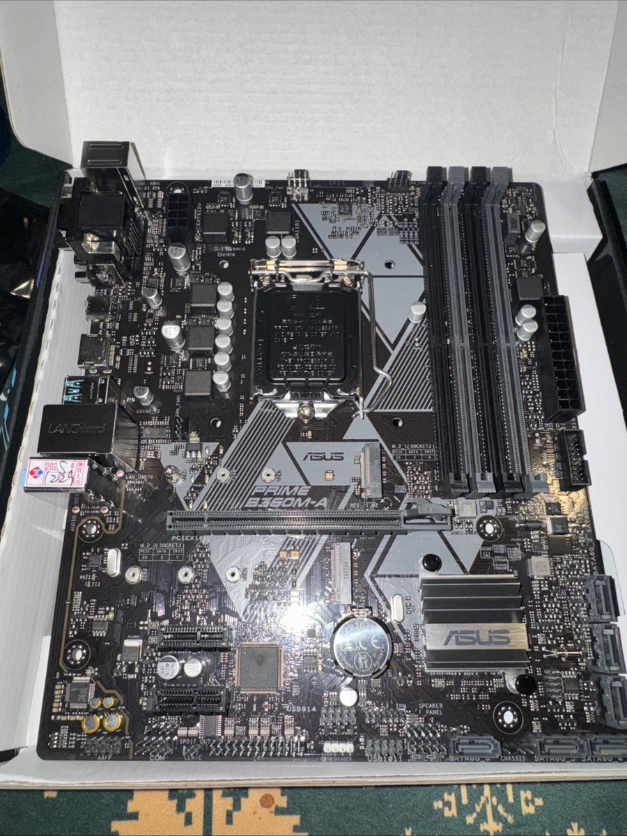 Asus Prime B360M-A LGA1151 8th / 9th Gen Intel B360 Motherboard