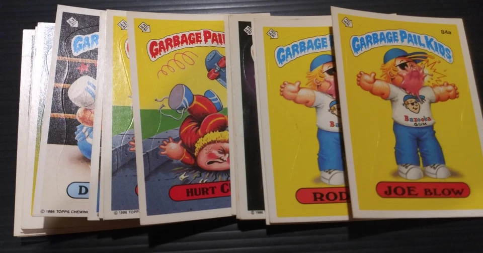 Vintage 1986 Garbage Pail Kids S3 84 thru 124 A/B Incomplete Miss 3 cards EX+ - Image 3 of 4