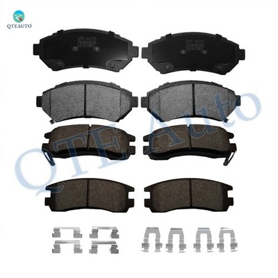 8PC Front-Rear Ceramic Brake Pad Kit For 2001-2005 Cadillac DeVille Base DTS DHS