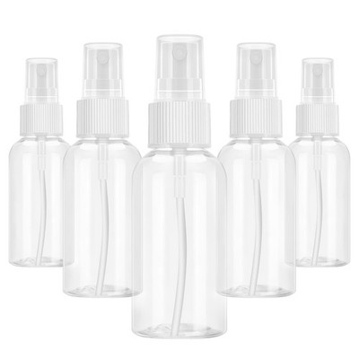 5 Pack 2oz Small Spray Bottles Plastic Travel Mini Sprayer Bottles for Liquids
