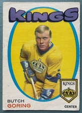 1971-72 OPC  #152 BUTCH GORING ROOKIE CARD LOS ANGELES KINGS!!. rookie card picture
