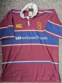 Rare Original 1997/2002 Southland Stags Home Rugby Jersey Canterbury XL