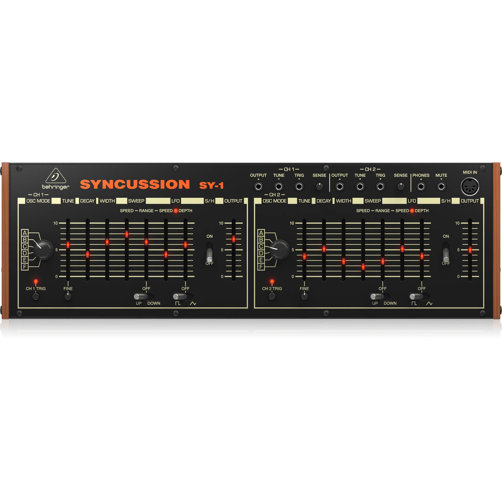 Behringer SYNCUSSION SY-1 Classic Dual Analog Percussion Synthesizer 39890₽
